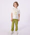 Katoenen T-shirt met korte mouwen voor kinderen wit