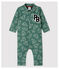 Lange jumpsuit van geborsteld fleece voor babyjongens groen VALLEE/ VALLEE CLAIR