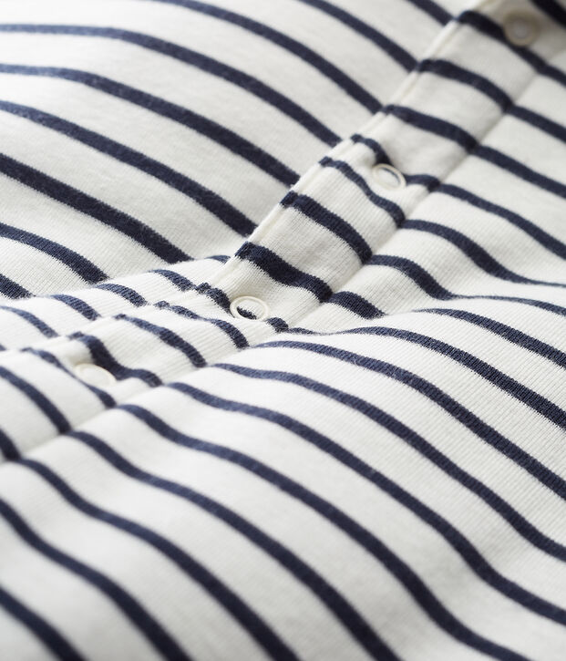 Cape iconique b&eacute;b&eacute; mixte blanc/bleu