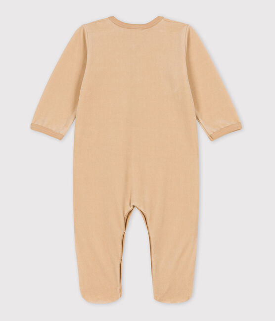 Dors-bien mouton bébé en velours beige TRENCH