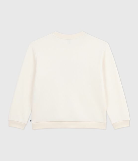 Katoenen sweatshirt voor dames ecru MILK