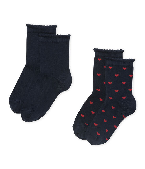 Lot de 2 paires de chaussettes fille SPECIAL LOT 00
