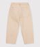 Pantalon 5 poches enfant en denim beige