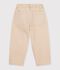Pantalon 5 poches enfant en denim beige