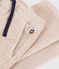 Pantalon droit enfant en velours beige clair