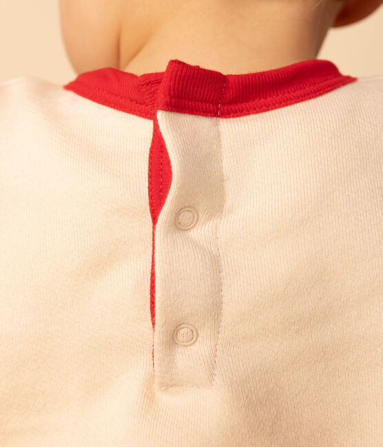 Sweatshirt in molton met print voor baby's. AVALANCHE/ CORIDA