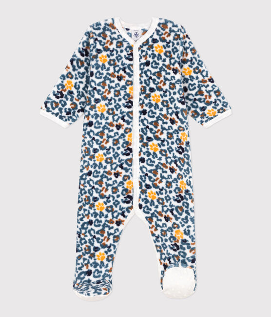 SurPyjama bébé en polaire blanc MARSHMALLOW/blanc MULTICO