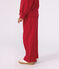 Pantalon de jogging wide leg enfant en coton rouge