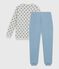 Pyjama enfant en velours imprimé étoiles BELUGA/ ADRIATIC
