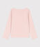 T-shirt met lange mouwen uit katoen voor meisjes roze SALINE