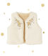 Gilet sans manches bébé fille réversible
