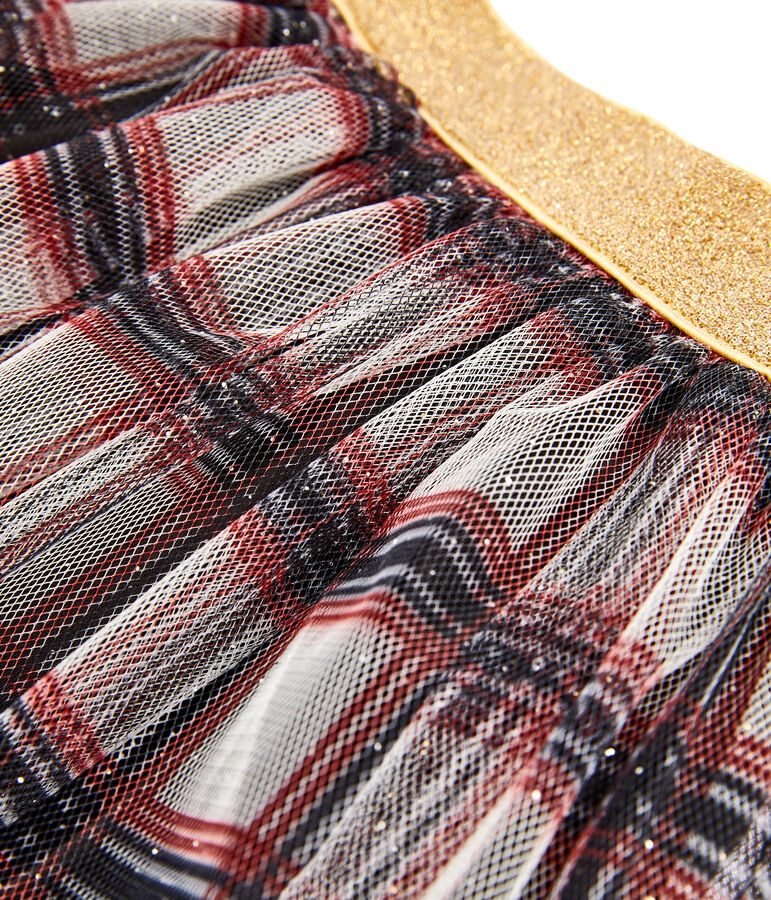 Jupe en tulle enfant fille blanc/multicouleur