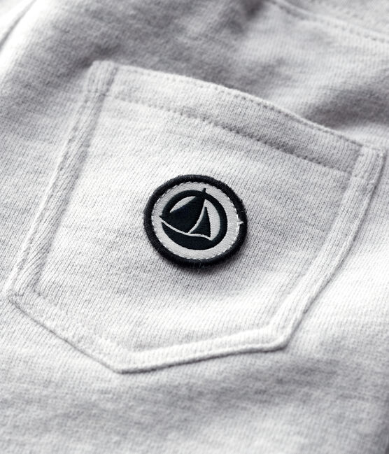 Molton broek voor baby's. grijs BELUGA CHINE