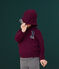 Tee-shirt à capuche enfant garçon violet CEPAGE