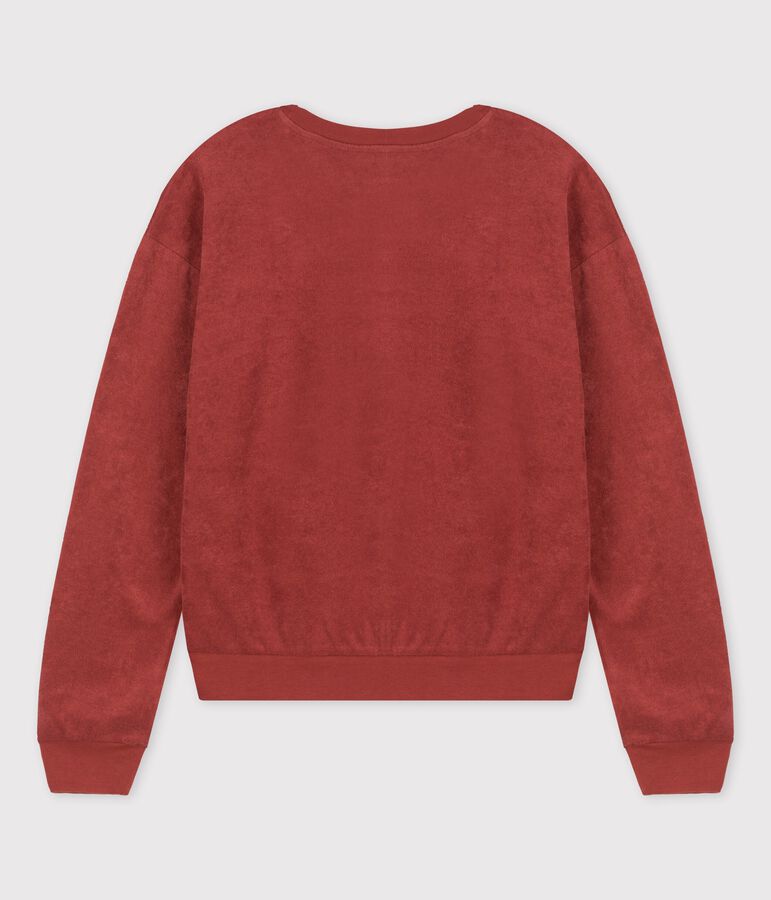 Sweatshirt en coton Femme marron OMBRIE