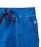 Jongensbermuda in zware jersey met dessin blauw PERSE/blauw SMOKING