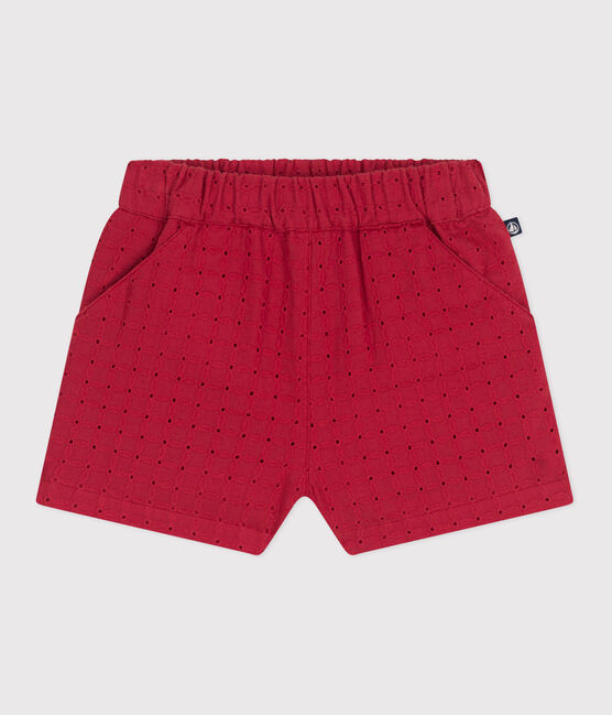 Short bébé en popeline broderie anglaise SPI