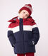Doudoune enfant unie colorblock