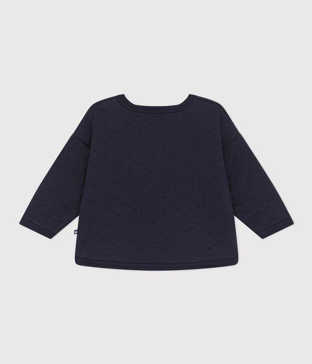 Sweatshirt van gewatteerde tubic voor baby's SMOKING