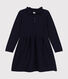 Robe manches longues en tricot enfant fille