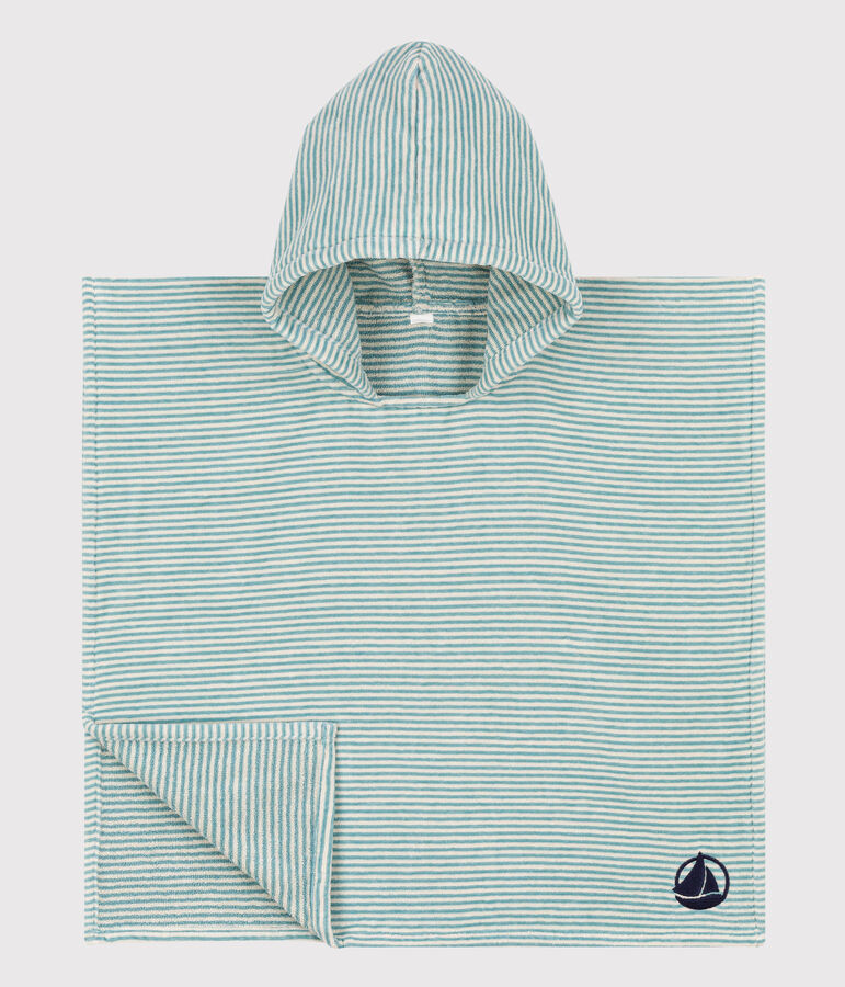 Poncho enfant en coton MIMI/ AVALANCHE