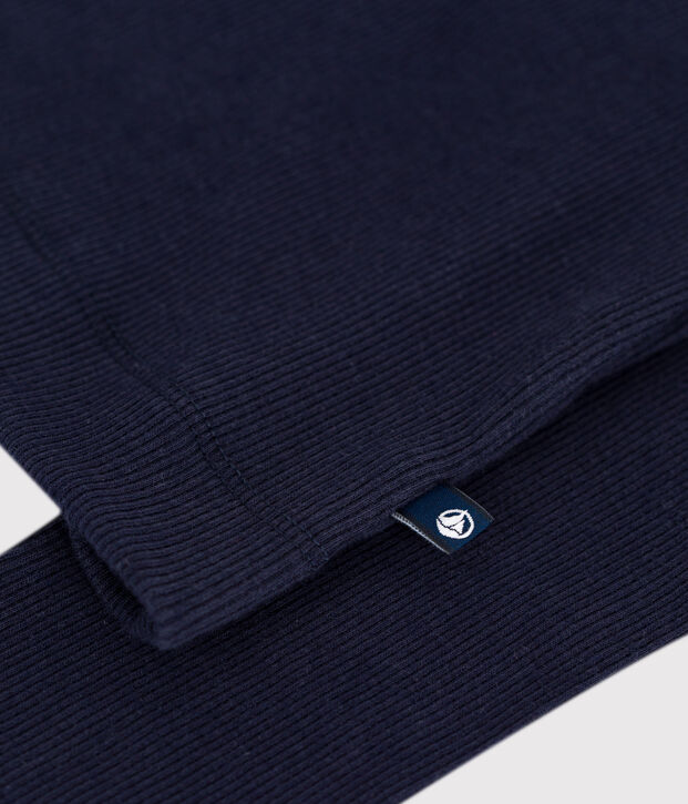 L'Iconique, coltrui in katoen en wol voor dames blauw