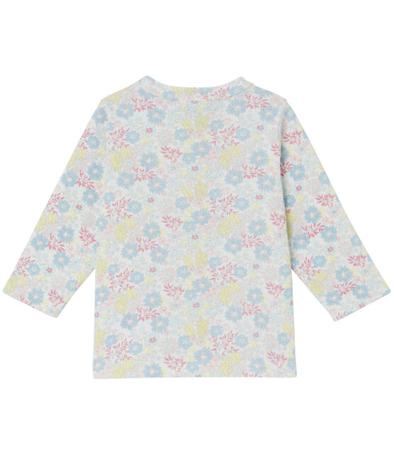 Cardigan bébé fille imprimé blanc ECUME/blanc MULTICO