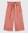 Broek van lyocell voor meisjes roze PAPAYE