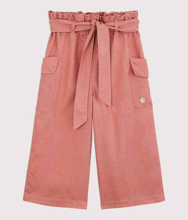 Broek van lyocell voor meisjes roze