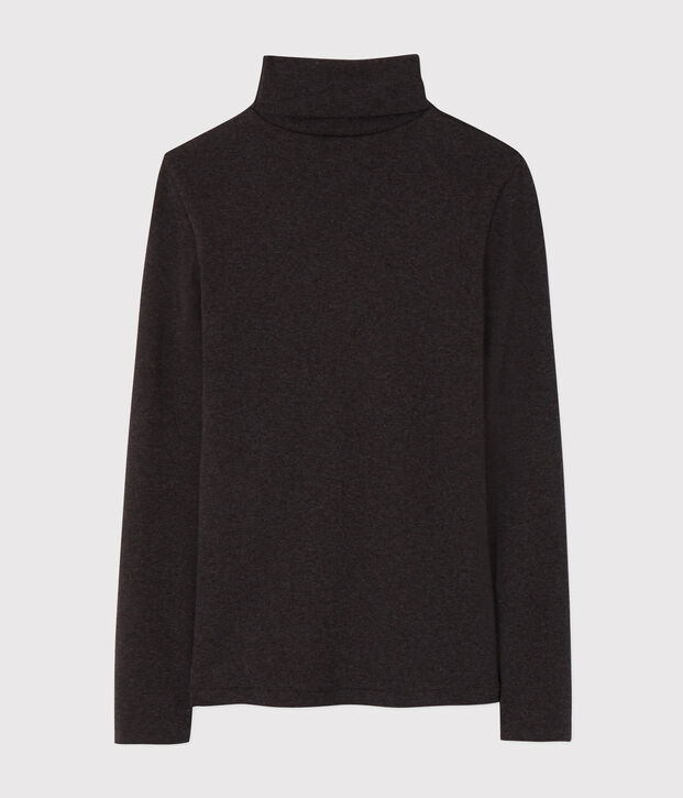 Sous-pull iconique en coton Femme gris