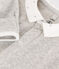 Pyjama bébé  en velours gris BELUGA CHINE