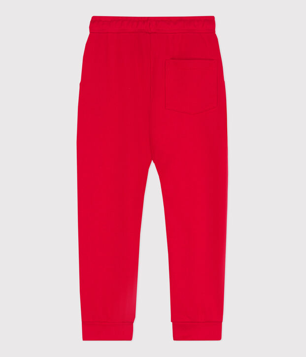 Molton joggingbroek voor jongens rood