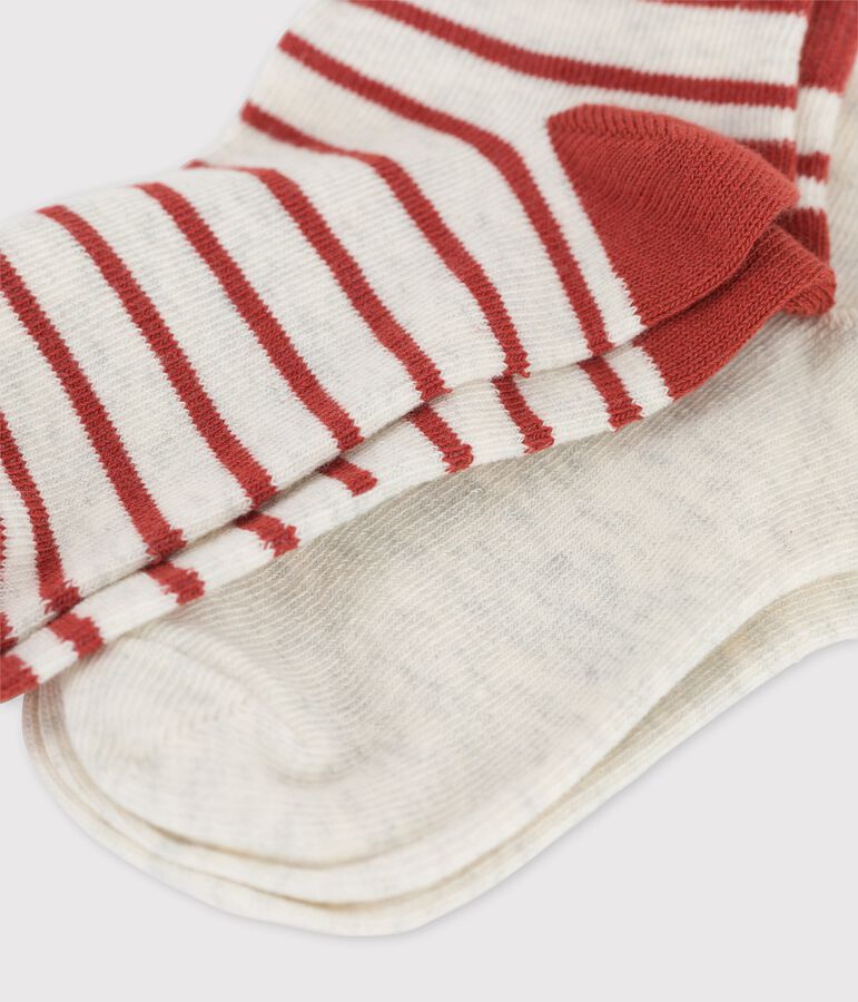 Set van twee paar jongenssokken multicouleur