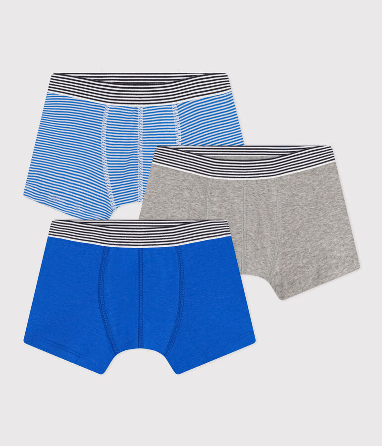 Set met drie boxershorts van katoen voor kinderen multicouleur