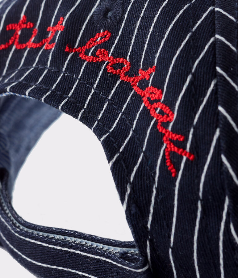 Casquette b&eacute;b&eacute; mixte bleu/blanc