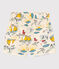 Short met print in popeline voor meisjes wit AVALANCHE/ MULTICO