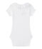 Body naissance bébé fille blanc ECUME
