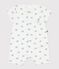 Combinaison courte bébé en coton imprimé animaux blanc MARSHMALLOW/blanc MULTICO