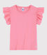 Katoenen T-shirt met korte mouwen voor meisjes