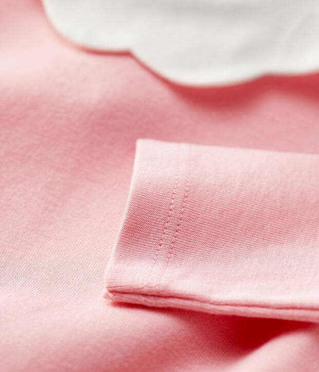 Katoenen blouse baby. roze