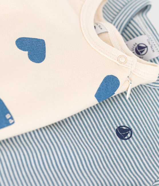 Lot de 2 pyjamas bébé en coton variante 1