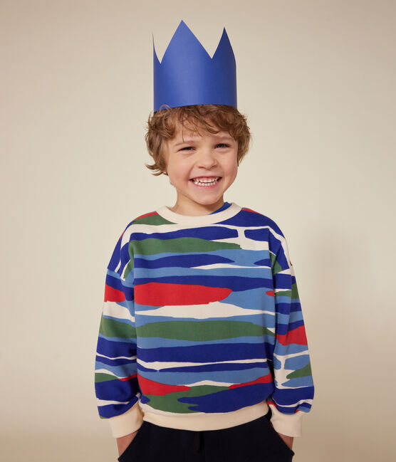 Sweatshirt en molleton enfant garçon rouge AVALANCHE/ AURORA