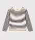 Pull en coton marinière Femme