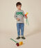 Tee-shirt manches longues en jersey fin enfant garçon gris CHATON CHINE