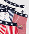 Set van 5 boxershorts voor jongens met feestelijke print variante 1