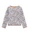 Meisjesvest grijs BELUGA/wit MULTICO