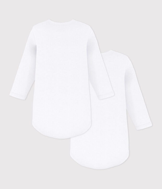 Set van 2 baby rompers met lange mouwen multicouleur