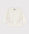 Cardigan en tricot jersey coton/lin bébé fille blanc MARSHMALLOW