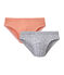 Set van 2 jongensslipjes wit LOT