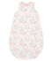 Gigoteuse réversible bébé fille en côte blanc MARSHMALLOW/blanc MULTICO